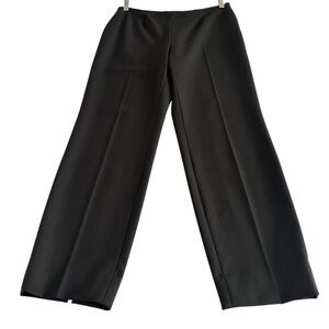 PIAZZA SEMPIONE STRETCH WOOL BROWN STRAIGHT LEG TROUSERS